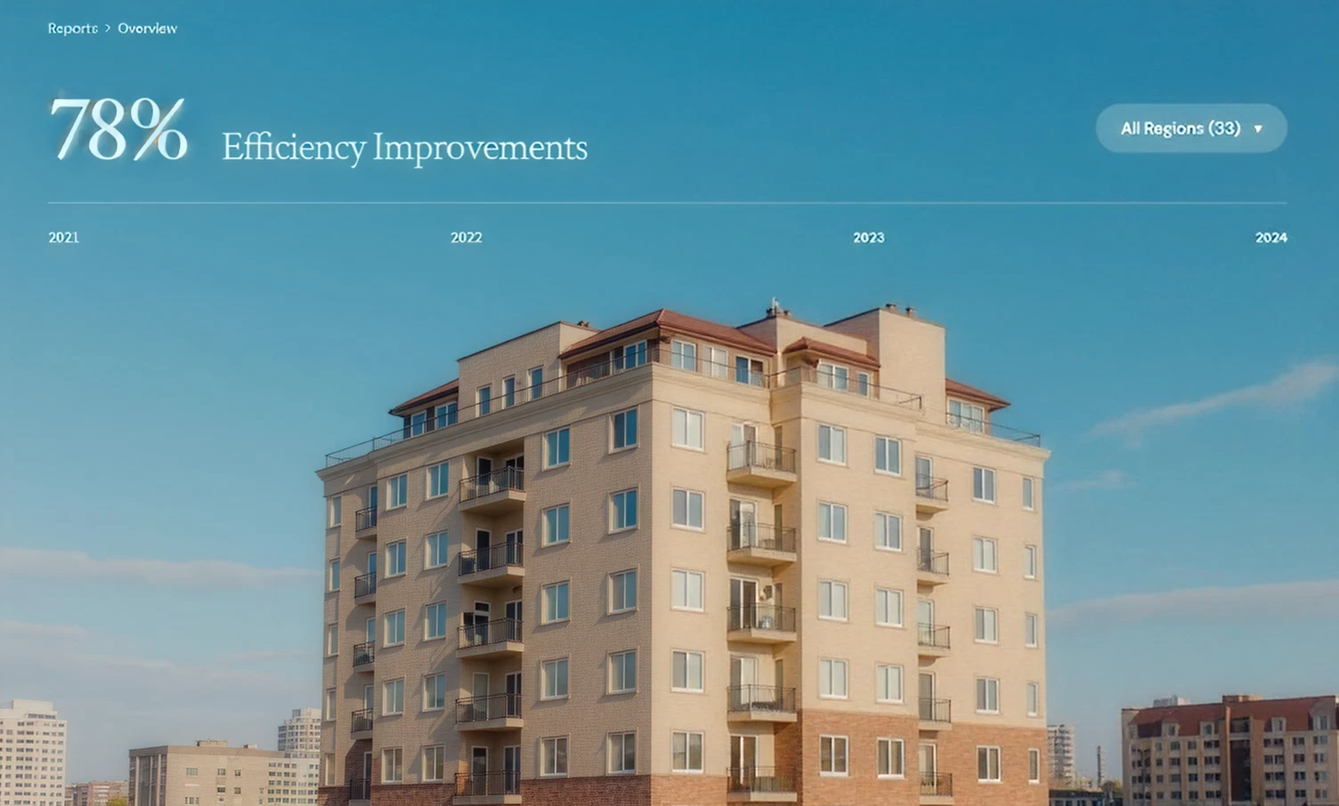 Data points on top of landscape